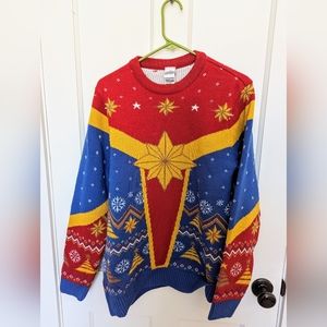 Marvel Avengers Captain America Ugly Christmas Sweater
